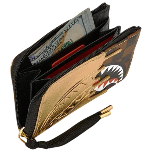 Sprayground Πορτοφόλι Sharks In Paris Gold Drip Wallet